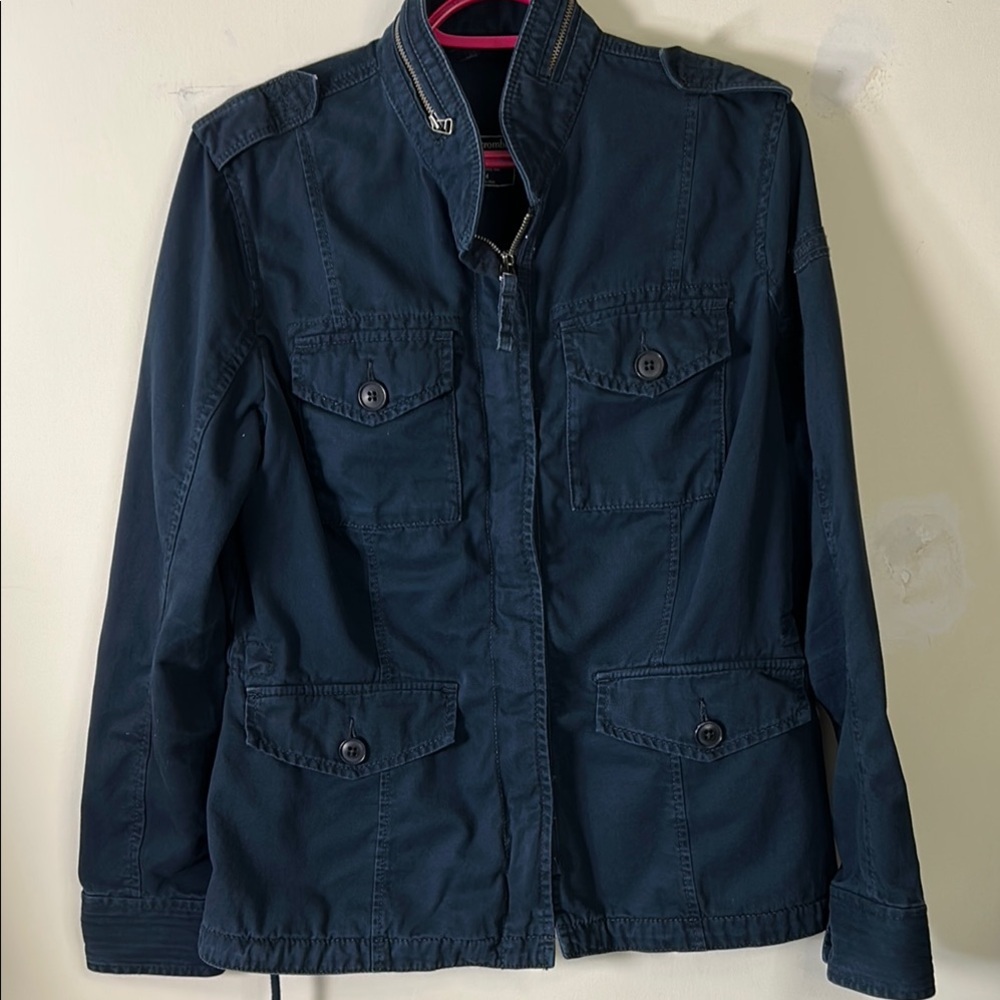 Abercrombie & Fitch Dark Navy Utility Jacket